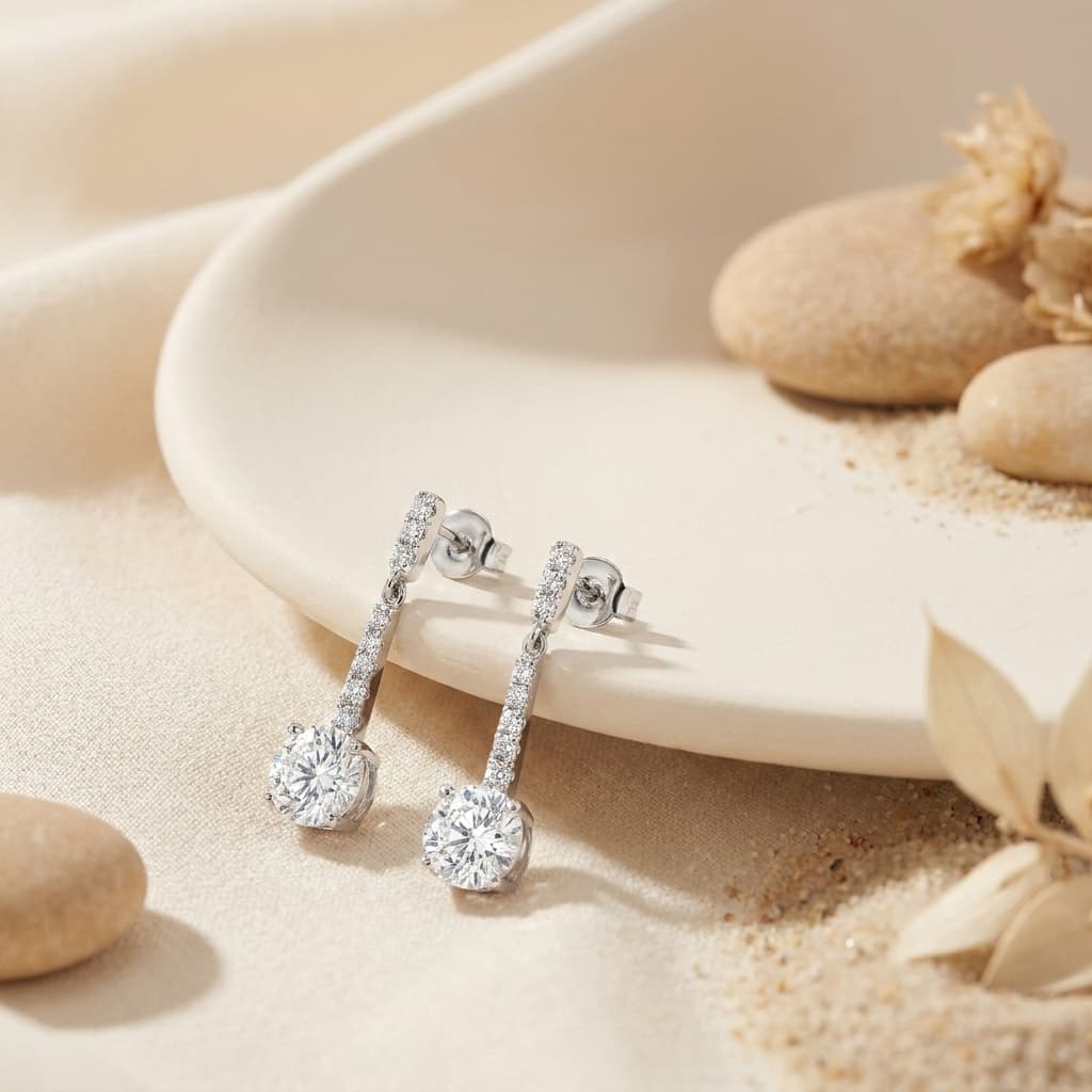 Drop Earrings — Diamond drops with presence at Levit Jewelers in Massapequa Park
