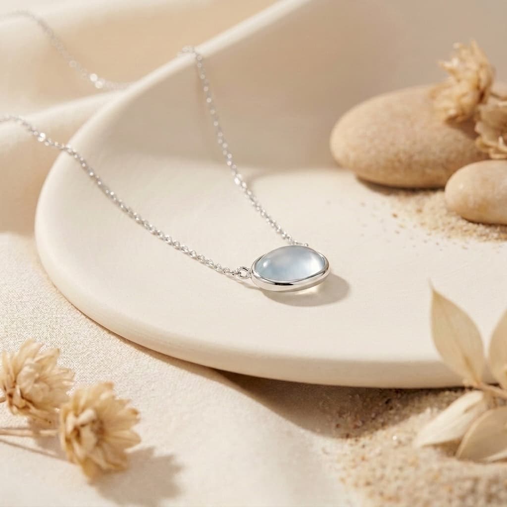 Gemstone Pendant — A colored stone front and center at Levit Jewelers in Massapequa Park