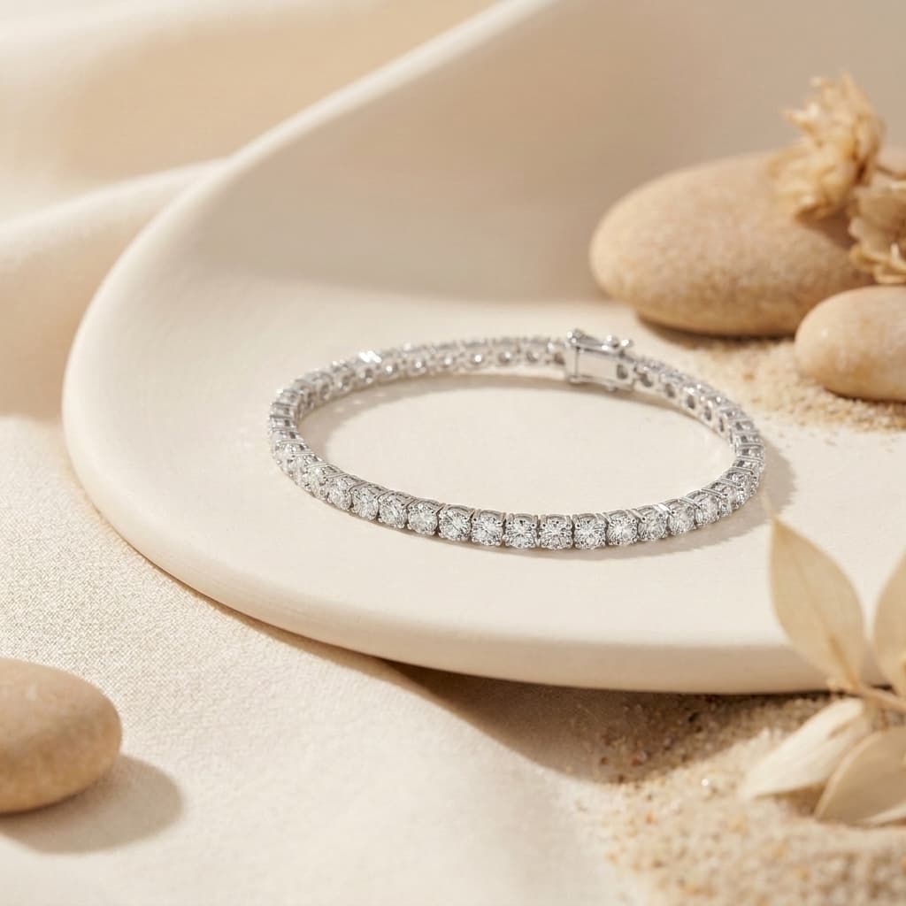 Tennis Bracelet — A full line of brilliant diamonds at Levit Jewelers in Massapequa Park